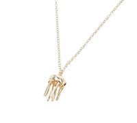 kmgfsd Octopuses/Jellyfish Inspired Necklace Stylish Clavicle Chain Adjustable Neckchain for Parties Dinners and Everyday Wear Women ' s Gift