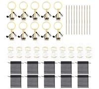 kmgfsd Of 10 Stylish Music Note Keychains with Guitar and Electronic Keyboard Design for Daily Accessories Keyboard Keychain
