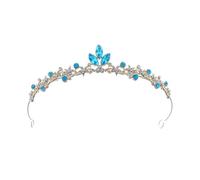 kmgfsd Rhinestones Crystal Tiaras for Girls Lightweight Alloy Crafted for Weddings, Photography & Role Play Handcrafted Crystal Headdress for Girls