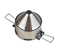 kmgfsd Rustless Two Layer Pliable Coffee Filter Net Recyclable Simple Dishwasher Safe Recyclable Coffee Filter