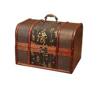 kmgfsd Transportable Kids Coffer Securable Oaken Storage Planner for Jewelry Dolls Remembrances Transportable Kids Jewelry Box