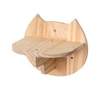 kmgfsd Vertical Space Cats Activity Climbings Shelf Wall Mounted Perches with NonSlip Felts Paddings Durability Wooden Construction Wooden Wall Mounted Cats Climbings Frame