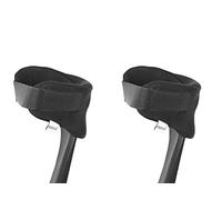 KMINA Elbow Crutch Pads with Velcro (x2 Units), Comfy Covers, Patented - Made in Europe