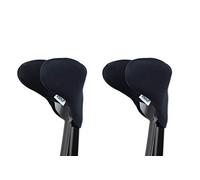KMINA - Elbow Crutch Pads (x2 Units), Comfy Covers, Cushion for Adults, Cuff Pads, Open Crutch Covers - Made in Europe