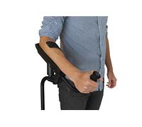 KMINA Elbow Crutches for Adults (x1 Unit, Right), Ergonomic Adjustable Forearm, Comfy Handles, Adults, Patented - Made in Europe - KMINA PRO
