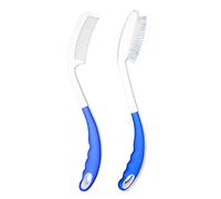 KMINA - Long Handled Hair Brush and Comb Set (Pack), Elderly, Long Reach for Women and Men, Disability, Disabled