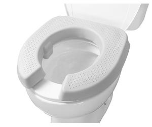 KMINA Padded Raised Toilet Seat 2 Inch (5 cm), Waterproof, Disabled and Post Surgery Recovery, Fits Standard Toilets, Patented - Made in Spain