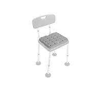 KMINA - Shower Chair Cushion (15.5"x12.5"x1.3"), Bath Seat Cushion Adult, Waterproof Foam, Kneeling Pads for Gardening - Made in Europe