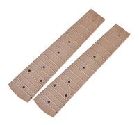 Kmise Maple Wood 21 inch Soprano Ukulele Fretboard Fingerboard 15 Frets Ukul Parts Pack of 2
