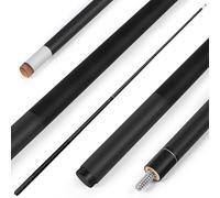 Kmise Pool Stick Set of 1 Professional Billiard Pool Cue Stick - Embedded Ink Pattern 18,19,20 Oz Pool Stick-Made of Fiberglass Graphite Composite (Black)