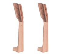 Kmise Soprano Ukulele Neck for 21 Inch Ukelele Uke Hawaii Guitar Parts Luthier Diy Blackwood Veneer 2 Pcs