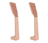 Kmise Soprano Ukulele Neck for 21 Inch Ukelele Uke Hawaii Guitar Parts Luthier Diy Sapele Veneer 2 Pcs