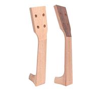 Kmise Soprano Ukulele Neck Fretboard Fingerboard for 21 Inch Uke Martin Style Set (double)