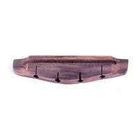 Kmise Ukulele Bridge Rosewood for Uke Ukelele Hawaii Guitar Parts Replacement Slotted