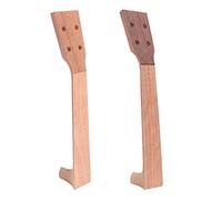 Kmise Ukulele Neck For Tenor 26 Inch Ukelele Uke Hawaii Guitar Parts Builder DIY Unfinished 2 Pcs
