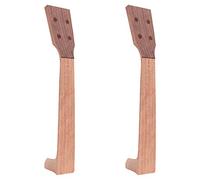 Kmise Ukulele Neck For Tenor 26 Inch Ukelele Uke Hawaii Guitar Parts Martin Style Builder DIY Unfinished 2 Pcs