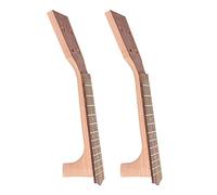 Kmise Ukulele Neck Fretboard Fingerboard for Soprano 21 Inch Uke Martin Style Rosewood 2 Set