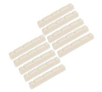Kmise Ukulele Nut for 4 String Ukelele Guitar Parts Replacement Slotted 36mm Ivory 10 Pcs