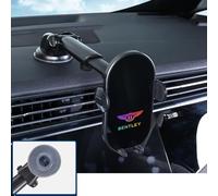 KMJGQWSC Car Phone Holder for Bentley Continental R/S/T 1991-2003,Phone Stand Anti-Slip Shockproof Adjustable Dashboard Windshield Interior Accessories,B-Suction cup type