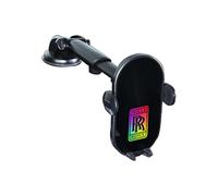 KMJGQWSC Car Phone Holder for Rolls-Royce Ghost Black Badge 2021-2025,Phone Stand Anti-Slip Shockproof Adjustable Dashboard Windshield Interior Accessories,B-Suction cup type