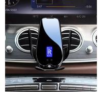 KMJGQWSC Car Phone Holder for Rolls-Royce Ghost Black Badge 2021-2025,Phone Stand Anti-Slip Shockproof Adjustable Dashboard Windshield Interior Accessories,A-Black