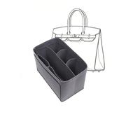 KMKaiMao Organizer for Birkin 25/30/35,Birkin 25/30/35 Organizer Insert (Grey, for Birkin 30)