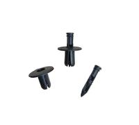 KMLONG 20/50/100Pcs 7mm Hole Plastic Rivets Fit For Nissan, Toyota, Car Door Trim Panel Clip Retainer Push Pin Black Auto Fasteners automobile Door Trim Panel cap clip(20 Pieces)