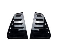 KMLONG 2PCS Car Rear Window Shutter Cover Trim,Fit for Golf, 7 R MK 7 7.5 2013-2020 Window Louver Side Vent Trim rear window louver blinds cover(Glossy Black)