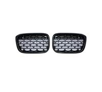 KMLONG 2pcs Car Front Bumper Grill, Fit For, X3 G01 G08 X4 G02 2018-2020 Diamond Trim Racing Grilles Grille Accessories vehicle front bumper grille cover(Gloss Black)