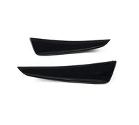 KMLONG 2Pcs Car Front Bumper Spoiler,Fit For Mercedes, Benz A Class W177 A180 A200 A220 A250 A35 A45 AMG LCI 2023-2024 Lip Splitter Side front bumper lip spoiler(Glossy Black)