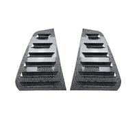 KMLONG 2PCS Car Rear Window Shutter Cover Trim,Fit for Golf, 7 R MK .5 2013-2020 Louver Side Vent rear window louver blinds cover(Carbon Fiber Look)