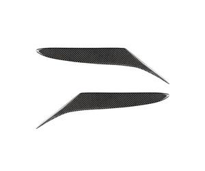 KMLONG 2pcs Lamp Eyebrow Headlight Fit For Mazda RX8 2004-2008 Carbon Fiber Durable Practical Personality Eyebrows Eyelids Trim Stickers automotive headlight brow