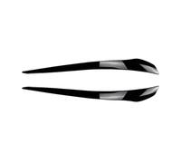KMLONG 2X Headlight Eyebrows 3D Stickers Fit For BMW E92 E93 3 Series325i 330i 330d 335i 335d 2010 To 2013 LCI Tuning Eyelids By ABS automotive headlight brow(Gloss Black)