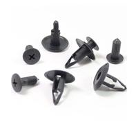 KMLONG 50Pcs Plastic Rivet Auto Fastener 8mm Mud Flaps Fender Push Clips Fit For Mazda, NA01-56-145 Fit For Nissan, 63844-01A00 Fit For Ford, automobile Door Trim Panel cap clip