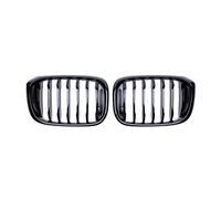 KMLONG ABS Auto Car Front Hood Grilles Bumper Grill Racing Grills Fit For X3 X4 G01 G02 G08 2018-2020 vehicle front bumper grille cover(Gloss Black)