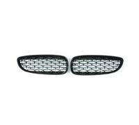 KMLONG ABS Diamond Grill Car Front Bumper Grille Racing Grills Fit For Z4 E89 2009-2016 vehicle front bumper grille cover(Silver and Black)