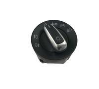 KMLONG Auto Fog Lamp Switch Control,Fit For VW, Fit For Golf, Jetta Passat CC 5ND 941 431B 5ND941431B Chrome Headlight vehicle front fog lamp switch