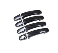 KMLONG Car Door Handle Cover Trim Fit for Ford, Escape Kuga 2009-2016 Chrome Sticker Accessories Outside Door Handle Trim Cover(Carbon Fiber)
