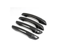 KMLONG Car Door Handle Cover Trim Sticker Fit for Peugeot, 408 Fit for Peugeot, 308 308sw T9 2016-2022 Styling Accessories Chrome Outside Door Handle Trim Cover(Carbon no sensors)
