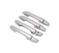 KMLONG Car Door Handle Covers Trim Fit for CR-V CRV 2017-2021 Chrome Overlay Styling Auto Accessories Outside Door Handle Trim Cover(Silver 2 sensors)