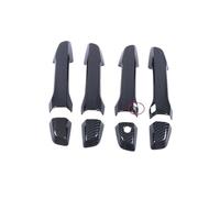 KMLONG Car Door Handle Covers Trim Fit for CR-V CRV 2017-2021 Chrome Overlay Styling Auto Accessories Outside Door Handle Trim Cover(Carbon 2 sensors)