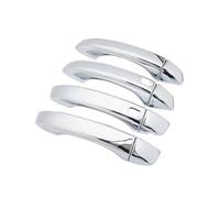 KMLONG Car Door Handles Cover Trim Fit for MG ZS 2017-2022 Chrome Styling Stickers Auto Accessories Outside Door Handle Trim Cover(Silver 2 Button)