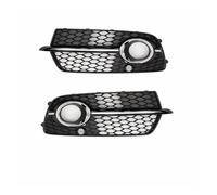 KMLONG Car Front Bumper Fog Light Lamp Cover Grille, Fit For Q5, S-Line SQ5 2013-2017 Glossy Black Car Accessories Honeycomb Sytle vehicle front bumper grille cover