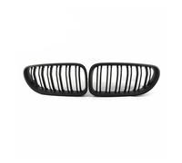 KMLONG Car Front Bumper Grill, Fit For 6 Series, F06 F12 F13 M6 2012-2017 Double Slat Grille Racing Grills vehicle front bumper grille cover(Matte Black)