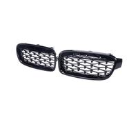 KMLONG Car Front Bumper Grill, Fit For, F30 F31 F35 3 Series 320 323 325 330i 2013-2019 Grilles Diamond Style Racing Grills Grille vehicle front bumper grille cover(Gloss Black)