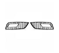 KMLONG Car Front Bumper Grille Cover, Fit For A4, B8.5 Standard Edition 2013-2016 Fog Lamp Grill Honeycomb Mesh Fog Light vehicle front bumper grille cover(Chrome)
