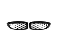 KMLONG Car Front Bumper Grille, Fit For, 4 Series F32 F33 F36 M3 F80 M4 F82 2012-2018 Diamond Auto Grills Racing Grill Grilles vehicle front bumper grille cover(Black)