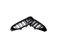 KMLONG Car Front Bumper Grille, Fit For, 4 Series F32 F33 F36 M3 F80 M4 F82 2012-2018 Dual-Slat Accessories Racing Grill vehicle front bumper grille cover(Matte Black)