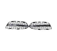 KMLONG Car Front Bumper Grille, Fit For, C-Class W205 2014-2020 2058851623 2058851523 Fog Light Cover Trims vehicle front bumper grille cover(Chrome black)