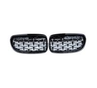 KMLONG Car Front Bumper Grille, Fit For, E90 E91 318i 320i 325i 328i 2009-2012 Diamond Grills Racing Grill Auto Styling Grilles vehicle front bumper grille cover(Gloss Black)